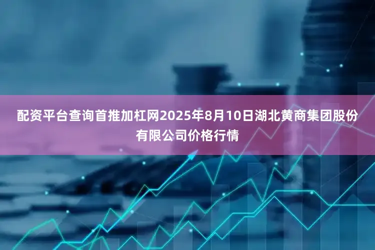 配资平台查询首推加杠网2025年8月10日湖北黄商集团股份有限公司价格行情